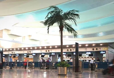 luchthaven van Caïro. In de terminal