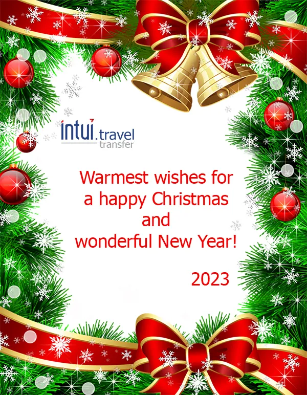 Prettige kerstdagen en een gelukkig nieuwjaar 2023 van het Intui-reisteam!