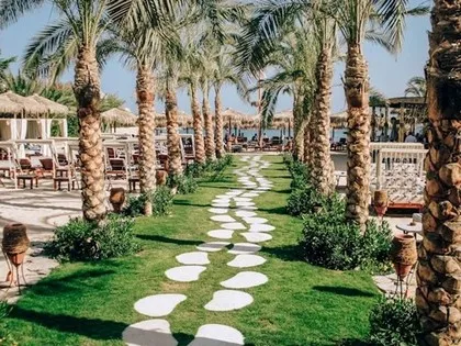 Strand in Hurghada, Egypte