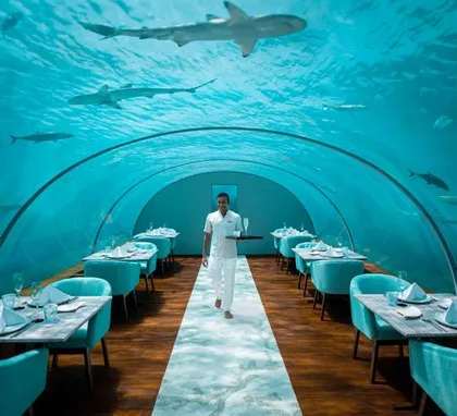 Diner bij Conrad Maldives