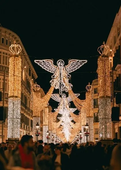 De feestelijke sfeer in Spanje
