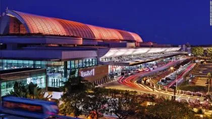 De luchthaven Singapore Changi
