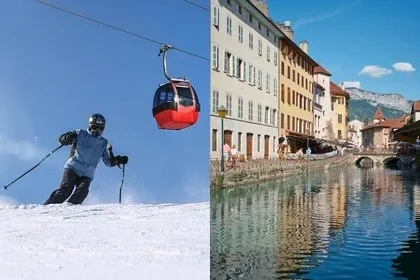 Skigebieden, steden en kuuroorden in Frankrijk