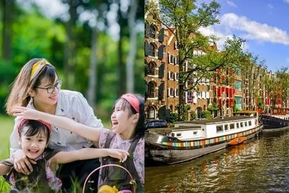 In mei de wereld rondreizen