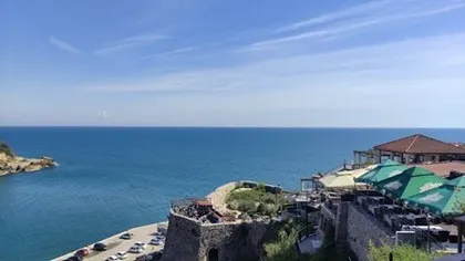 Uitzicht vanaf Ulcinj in Montenegro