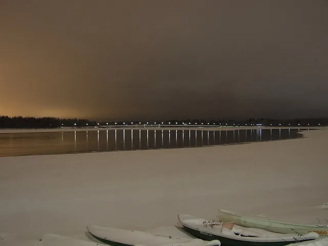 Winterkajakken in Finland